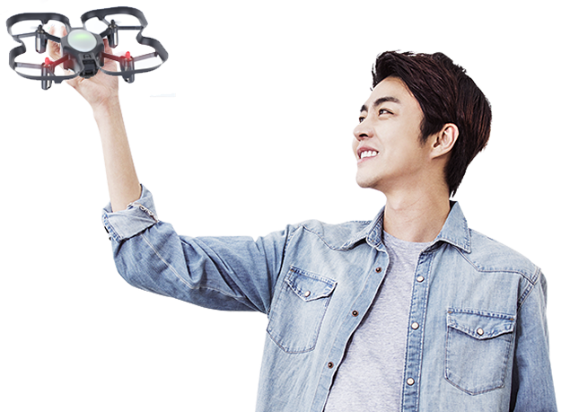 드론을 든 사람
